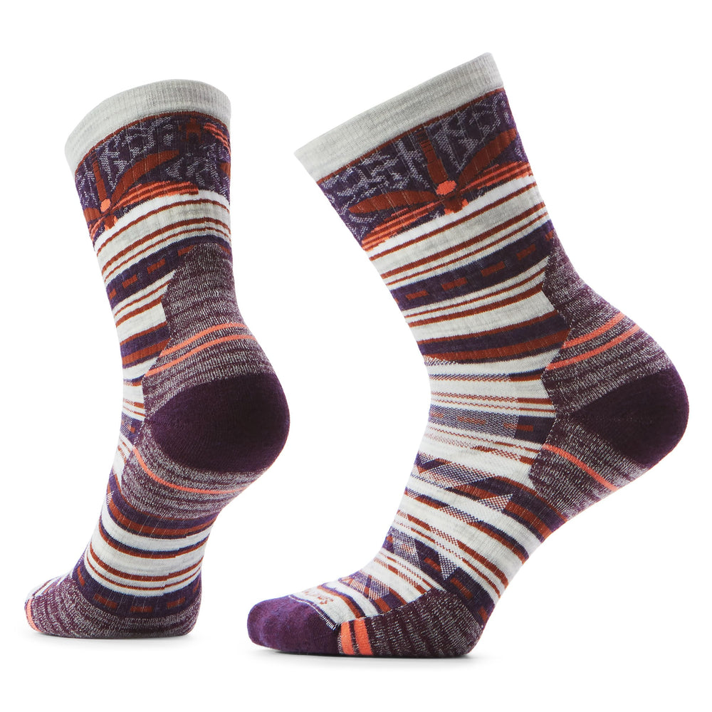 Smartwool Women's hike sock with dragon stitch cushion in ash for all-day comfort.