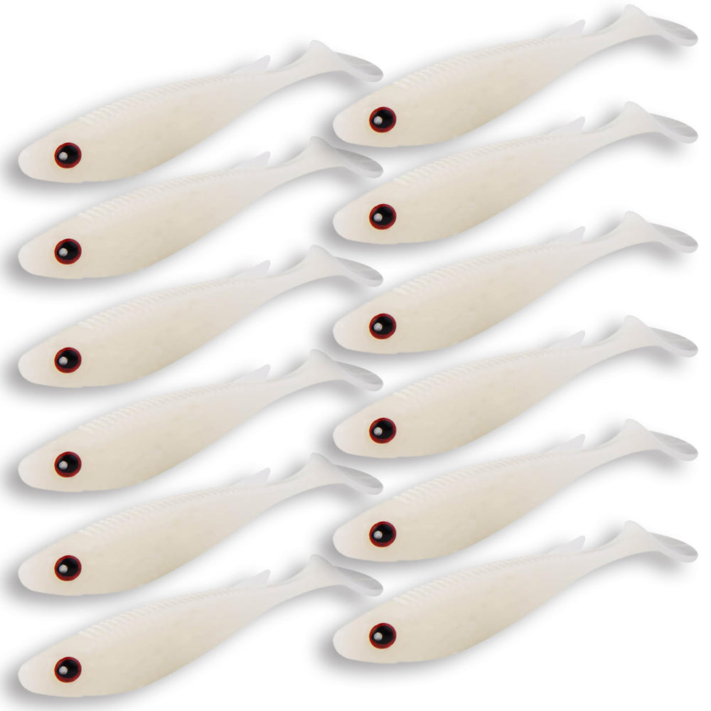 SMASHDIT paddle tail shad swimbait with 3D eyes - 4 inch