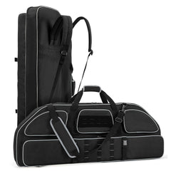 Smasrob padded soft bow case with outside arrow pocket for quick access on hunts.