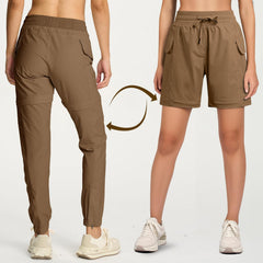 Closeup of Smawell cargo pants waterproof fabric beads moisture