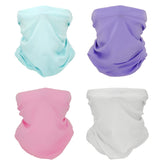 SMEHCF 4 pack cooling neck gaiter flatlay shows versatile outdoor protection