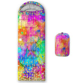 Smell Sunshine Kids Sleeping Bag with Diamonds Print for cozy camping warmth