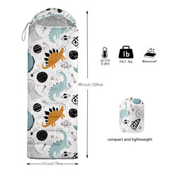 Smell Sunshine kids sleeping bag hood close-up highlighting adjustable warmth.
