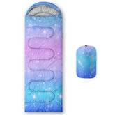 Smell Sunshine kids sleeping bag starry sky gradient front view ideal for cozy outdoor adventures