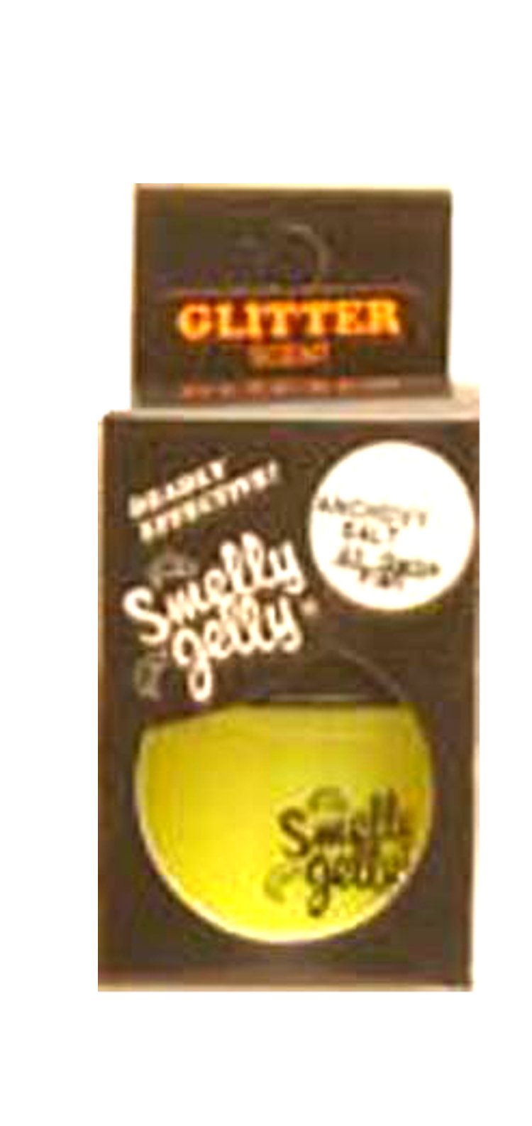 Smelly Jelly 192 Glitter Scent 1oz on lure enhances attraction and scent retention.