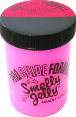 Smelly Jelly Pro Guide Formula Bass Feast jar open shows lasting scent for bass lures.