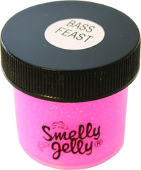Smelly Jelly Bass Feast scent applied to a lure to attract bass.