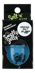 Smelly Jelly Pro Guide Herring Salt attractant bottle; scent lasts longer on lures.