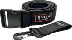 Smith Creek WadeSoft EVA buckle close-up showing rugged Duraflex hardware