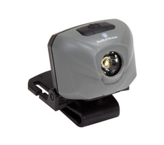 Smith & Wesson Night Guard RXP headlamp attached to hat for hands-free lighting
