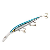 Smithwick Deep Suspending Rattlin' Rogue chrome blue back entices bass and walleyes.