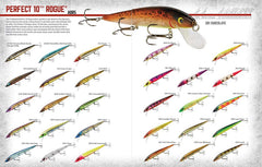 Smithwick Perfect 10 Rogue Minnow Lure shows side flash to trigger freshwater strikes.