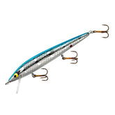 Smithwick Suspending Rattlin' Rogue chrome blue back lure reaches 10-14 ft depths.