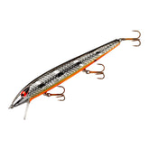 Smithwick Suspending Super Rogue chrome back orange belly lure ready for long casts and deep water