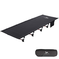 SMLFIT compact camping cot folded for backpacking portability and quick storage