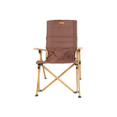 S'more high back reclining chair with 600D Oxford fabric for outdoor comfort.