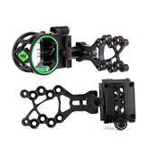 Smsyhgh 5 Pin Archery Bow Sight with fiber optic pins for precise aiming