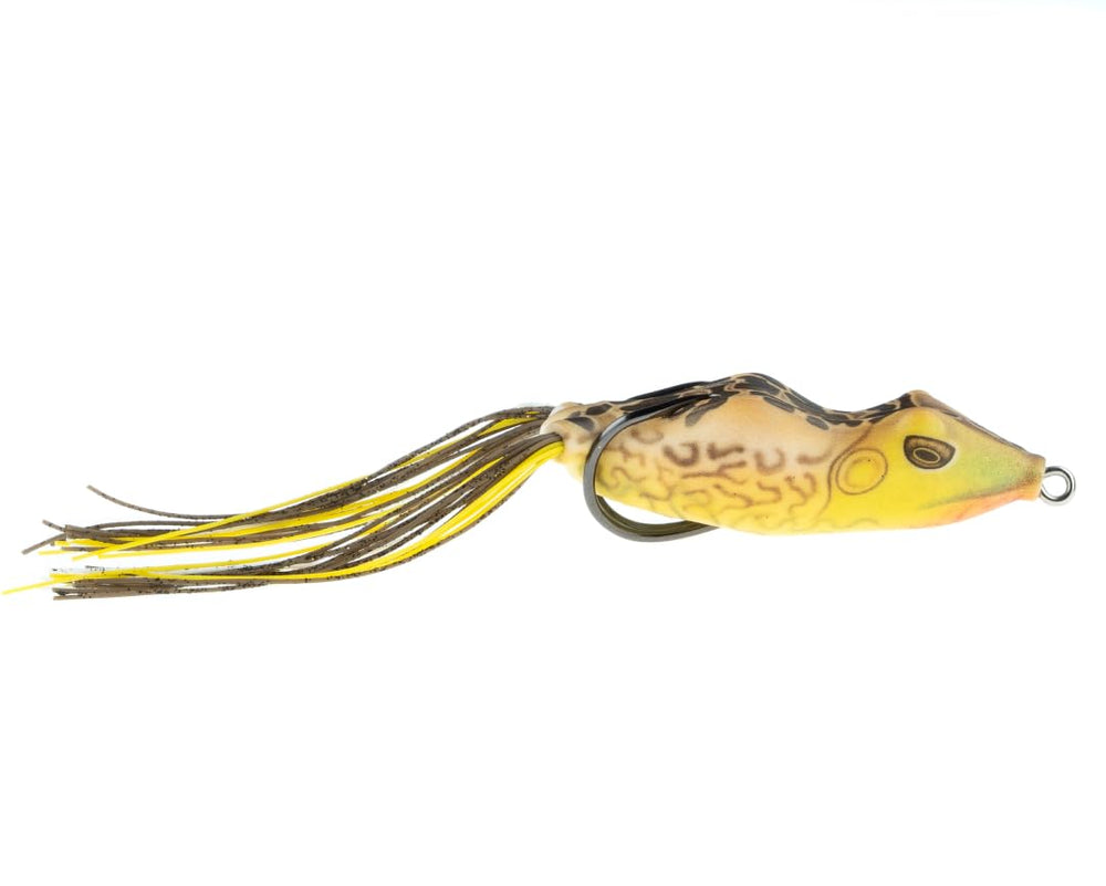 Snag Proof Bobby's Perfect Frog shows lifelike walking action for surface strikes.