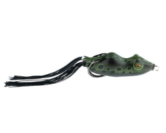 Snag Proof Bobby's Perfect Frog topwater action shows lifelike walking for aggressive surface strikes.