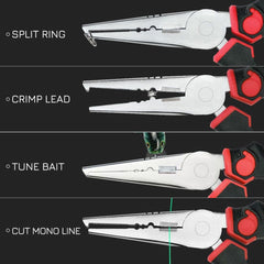 Pliers with magnetic auto-open feature in handle
