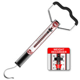 SNAIL TRAIL aluminum tube spring scale with peak weight marker (hero image)