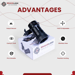 SnakeLook GEN 2 phone-on-scope setup enables crisp outdoor scenery capture