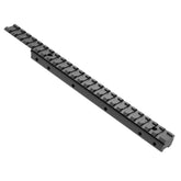 Sniper dovetail to picatinny adapter base for versatile rail mounting.
