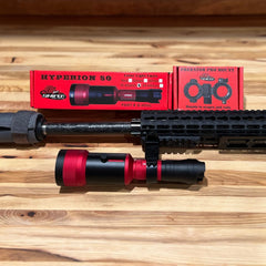 Predator Pro Mount attached to a scope for precise aim alignment