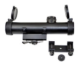 The Sniper MT4X20 carry-handle scope body shows rugged reliability for field engagements.