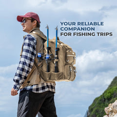 SNORKA insulated front pocket keeps snacks or drinks cool while you fish.