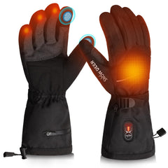 Snow DEER heated gloves back-of-hand heat delivers quick warmth for outdoor tasks.