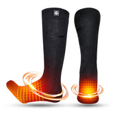 SNOW DEER heated socks with full-foot heat for outdoor warmth.