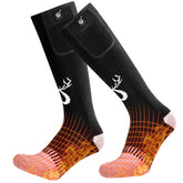SNOW DEER heated socks with toe-to-foot heating for all-day warmth