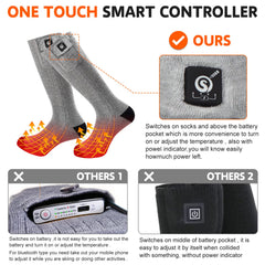 SNOW DEER temperature control button image shows adjustable heat
