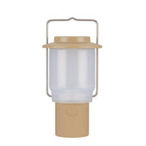 Snow Peak ES-080-KH Lantern main unit glowing to illuminate a campsite.