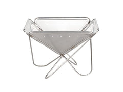 Snow Peak L Fireplace stainless steel body resists rust and lasts longer.