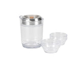 Snow Peak Sayou Tea Set teapot with ergonomic handle for outdoor pouring.