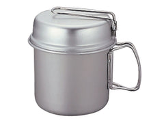 Snow Peak Trek 1400 aluminum frypan shown beside pot for versatile meals.