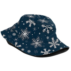 All-over funny print pattern on bucket hat