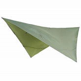 Snugpak All Weather Shelter G2 in rhombus setup offers versatile field protection.