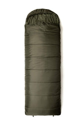 Snugpak Basecamp Ops Nautilus Olive, left-zip design for easy access in camping.