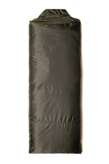 Snugpak Jungle Bag olive packaging showing a compact travel-ready design.