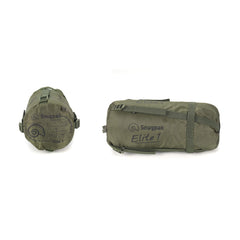 Snugpak Softie Elite 1 expander panel open improves inner space on chilly nights.