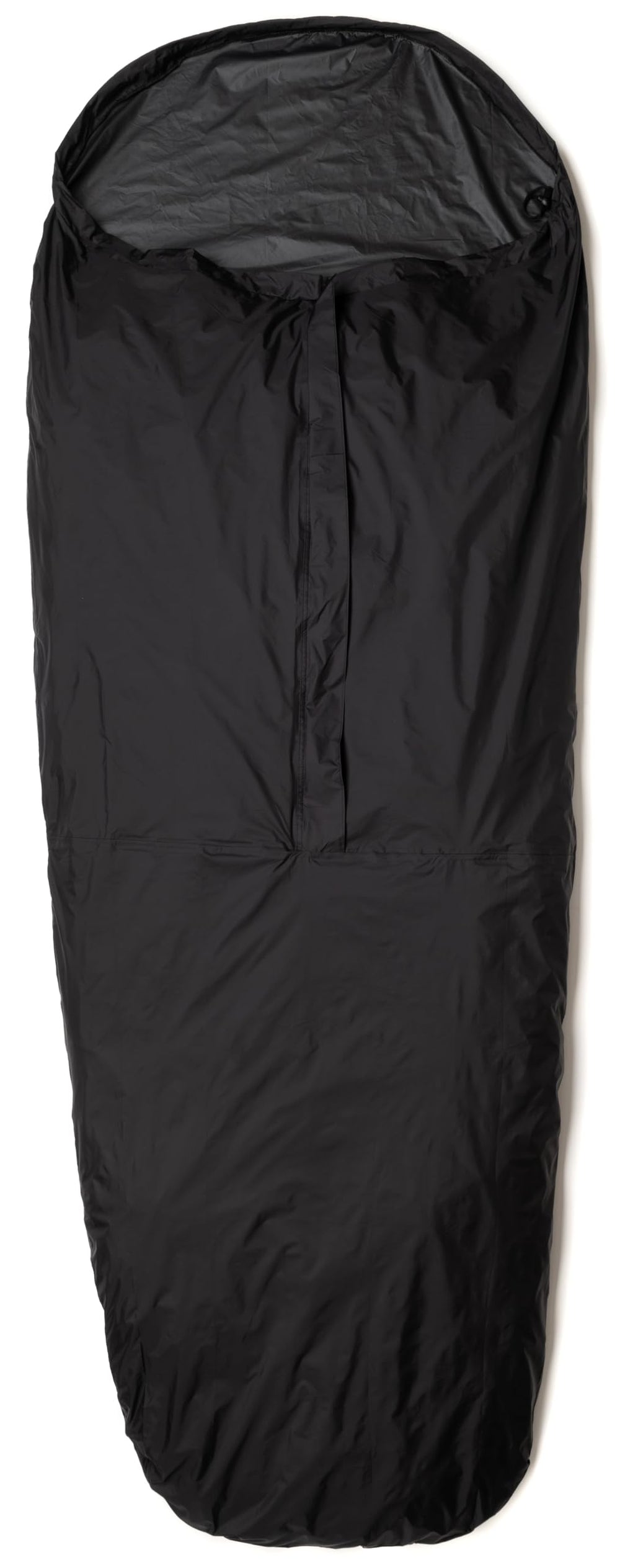 Snugpak Special Forces Bivvi Bag shown in Paratex Dry fabric protecting you from rain.