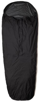 Snugpak Special Forces Bivvi Bag shown in Paratex Dry fabric protecting you from rain.