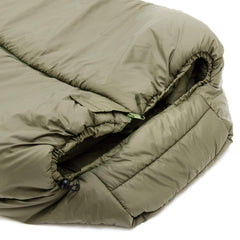 Snugpak Special Forces Sleep System nylon outer shell emphasizes durable protection in rugged settings.