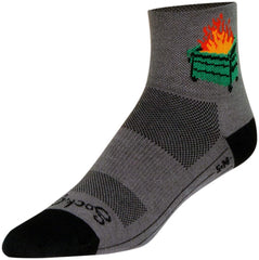 SockGuy 2020 heel-toe nylon reinforcement for long-lasting cycling wear