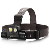 sofirn HS20 headlamp spotlight beam delivers long-range visibility for outdoor trails.