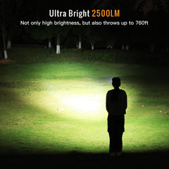 Sofirn HS22 headlamp side view showing lightweight design for extended wear camping