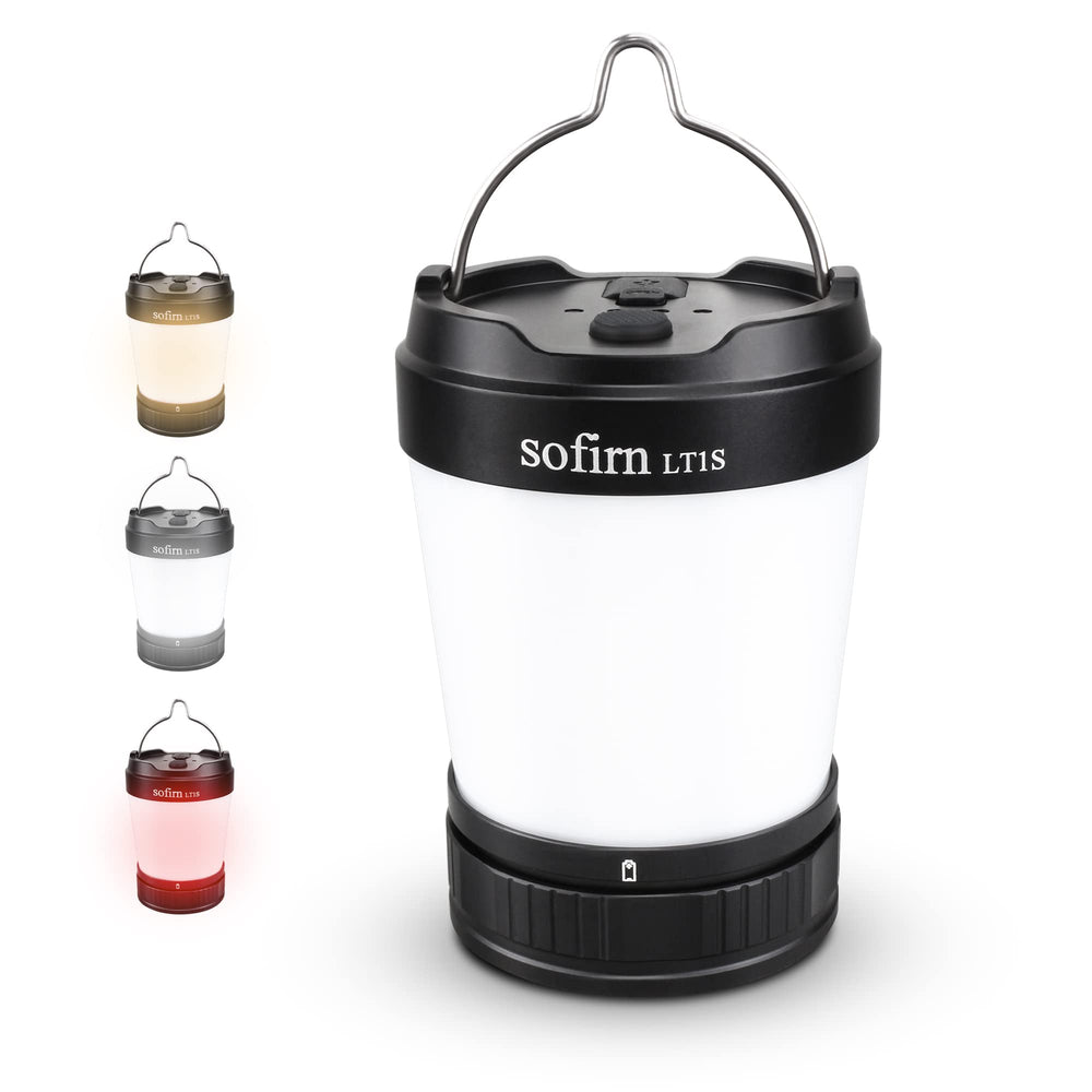 Sofirn LT1S lantern dimmable warm-cool light for versatile camping use.